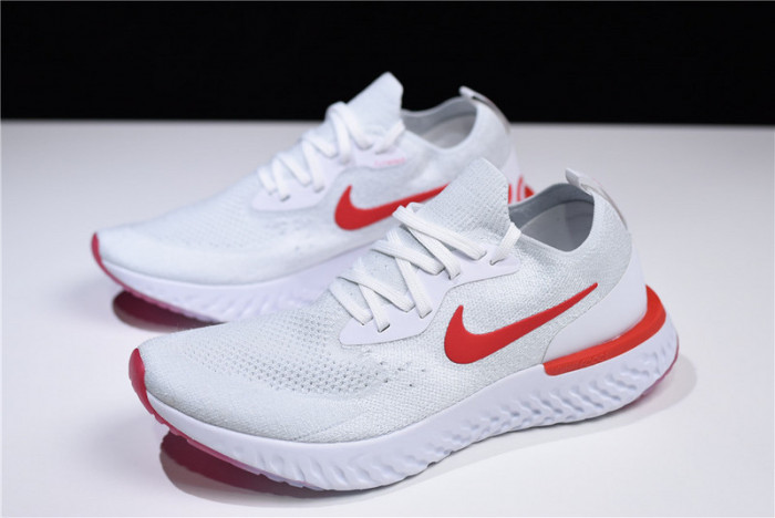 (image for) nike epic react flyknit white red AQ0067 800